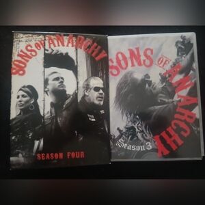 Sons of Anarchy DVD Set Season 3 & Season 4 Like New